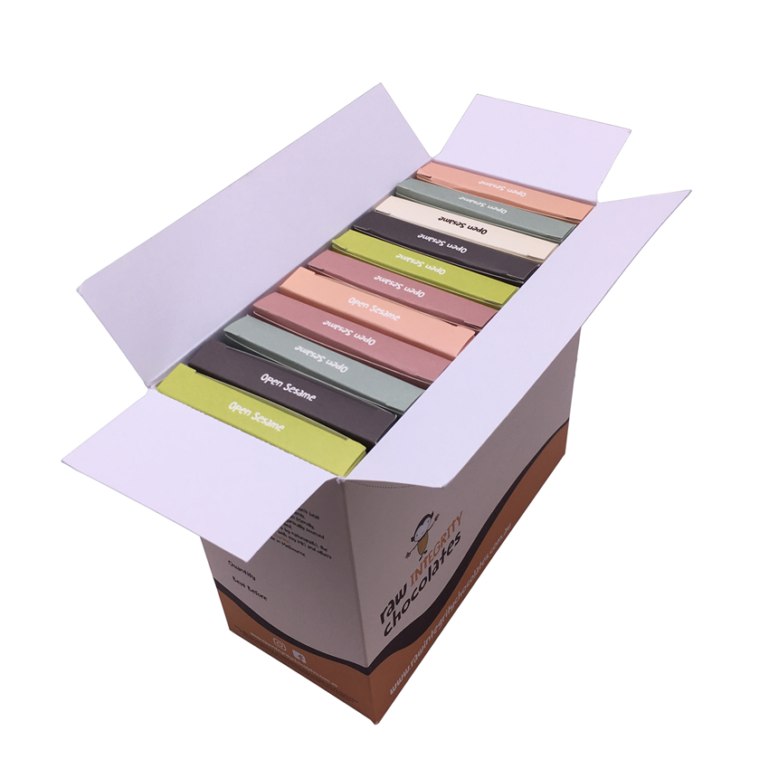 custom chocolate bar display box