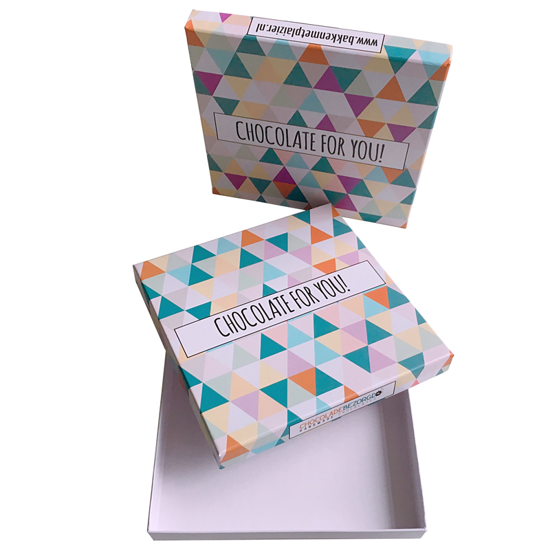 eyecatching chocolate block packaging gift box