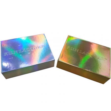 custom holographic paper box